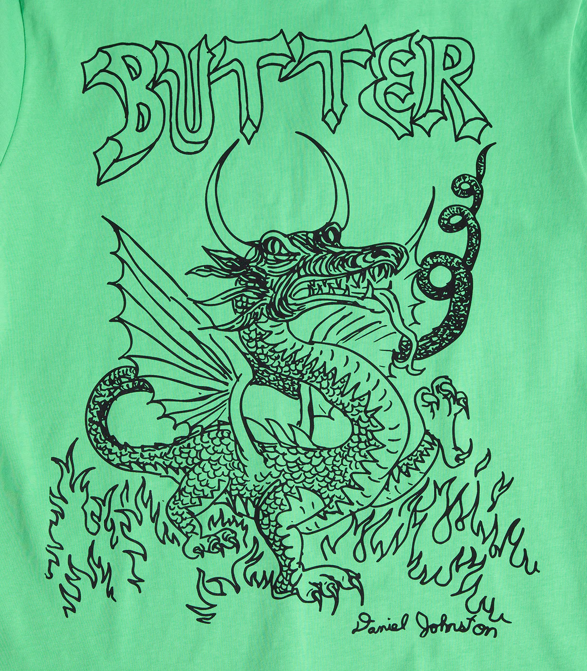 Butter Goods X Daniel Johnston Dragon T-Shirt - Image 2