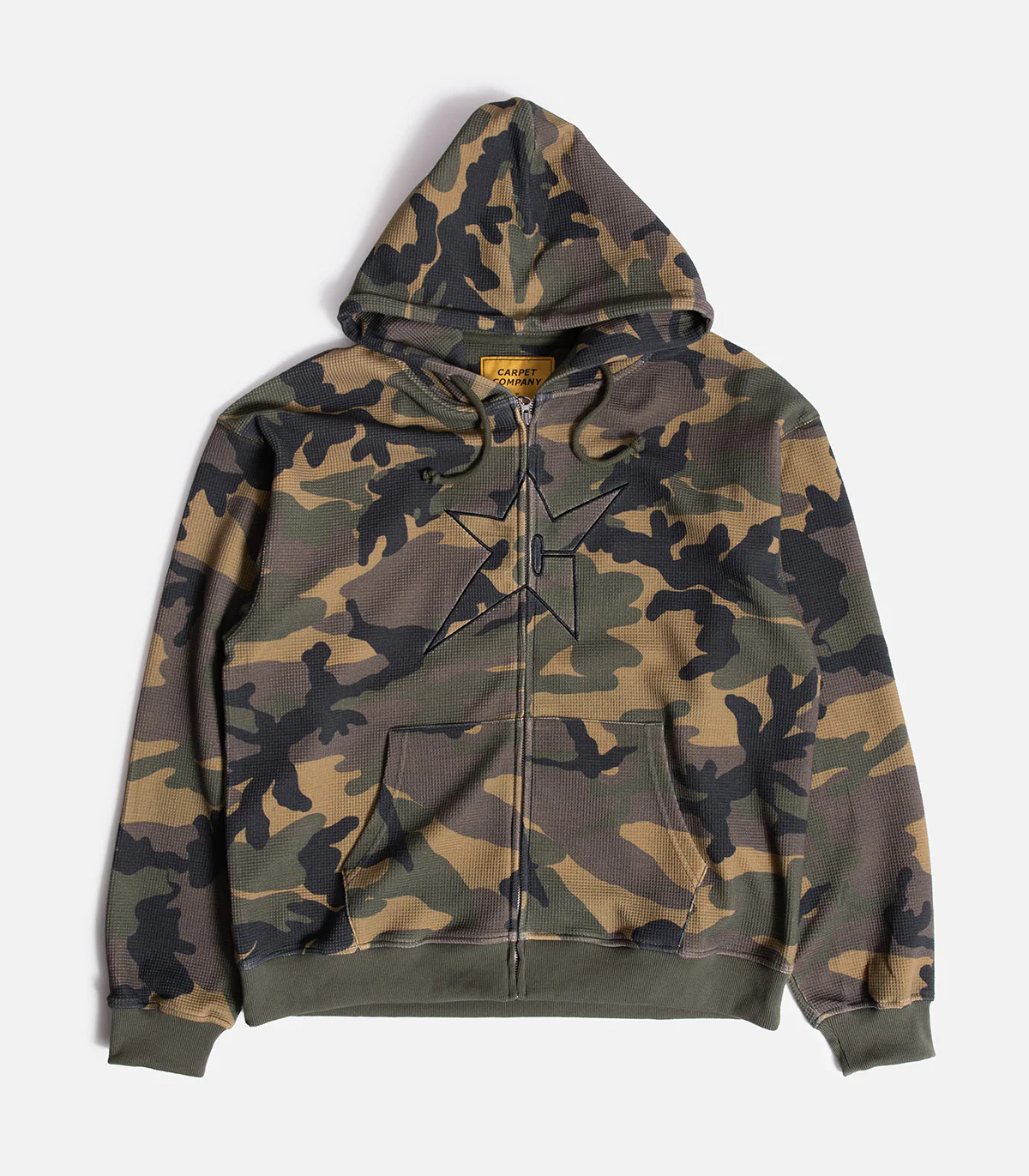 Carpet C-Star Thermal Zip Hooded Sweatshirt