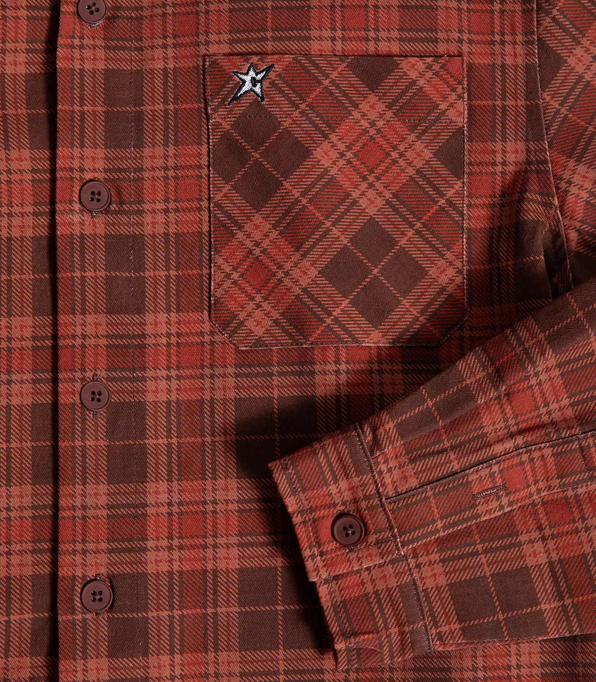 Carpet Plaid Denim Button Up Shirt - Image 2