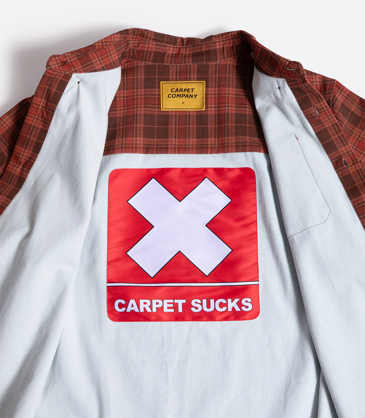 Carpet Plaid Denim Button Up Shirt - Image 3