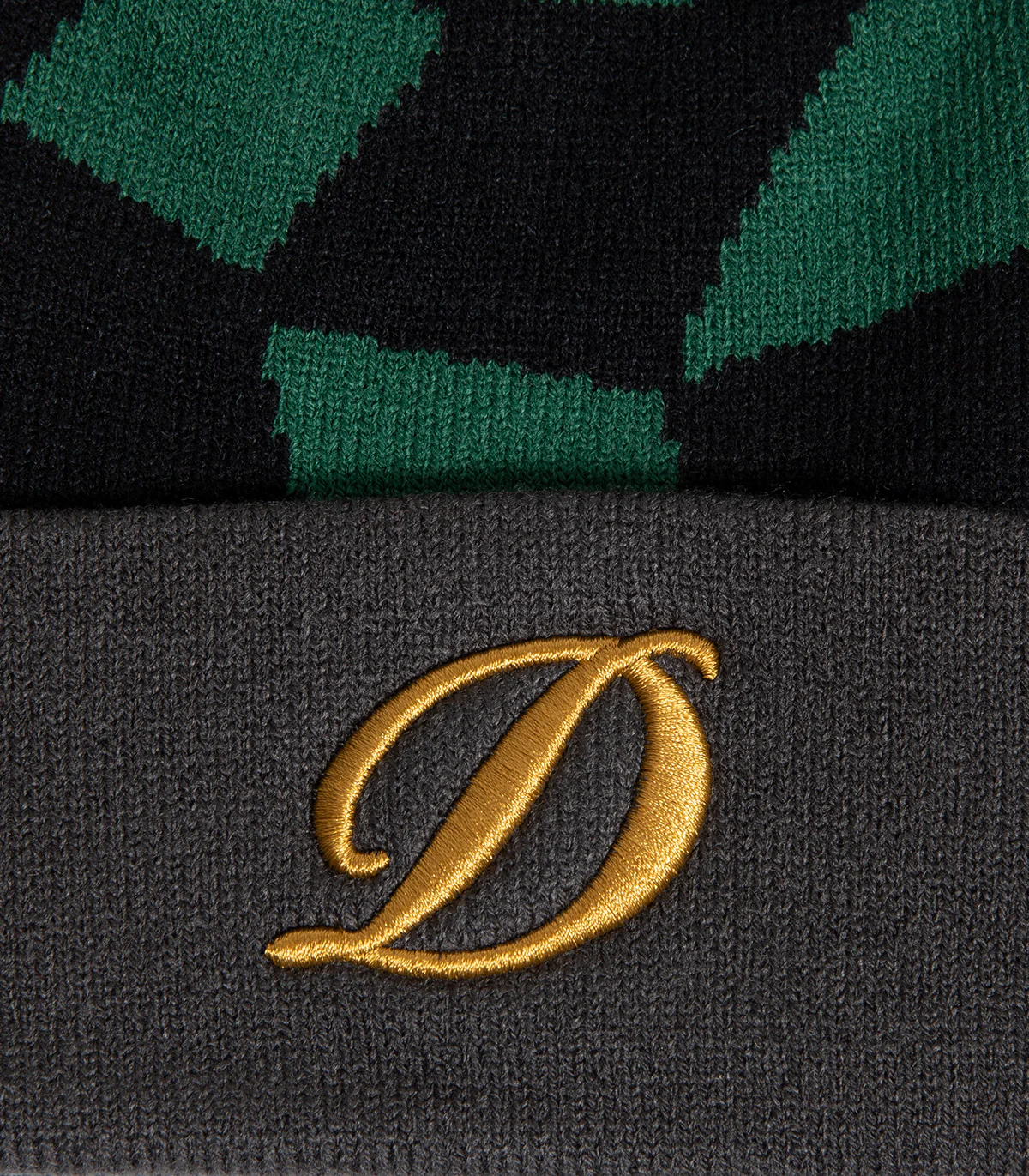 Dime D Checkered Cuff Beanie - Image 2