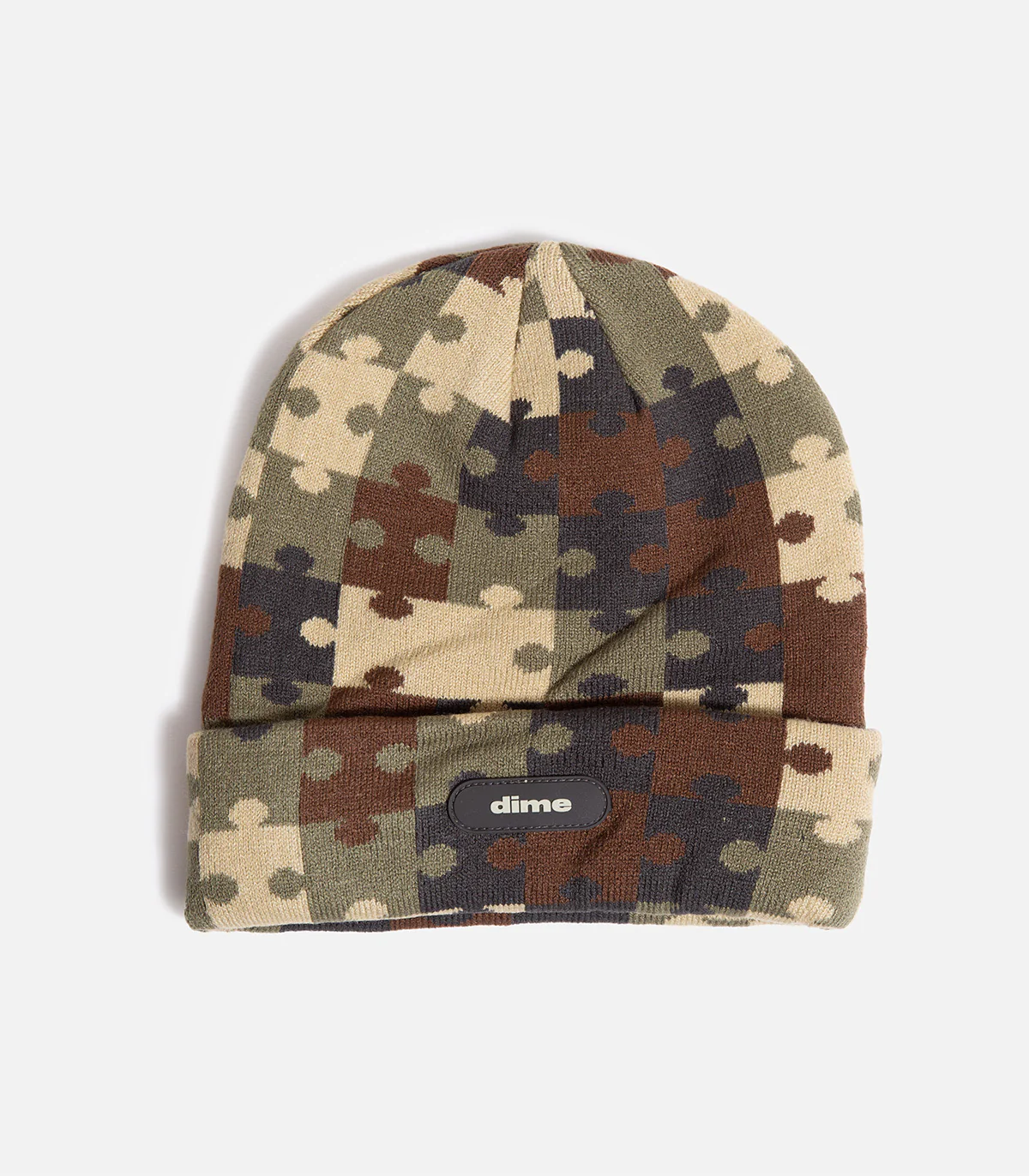Dime Puzzle Fold Beanie