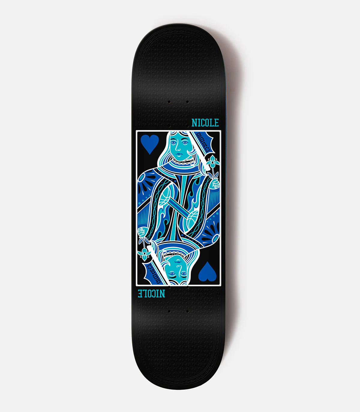 Real Nicole Hause Queen Of Hearts Twin Nose Deck