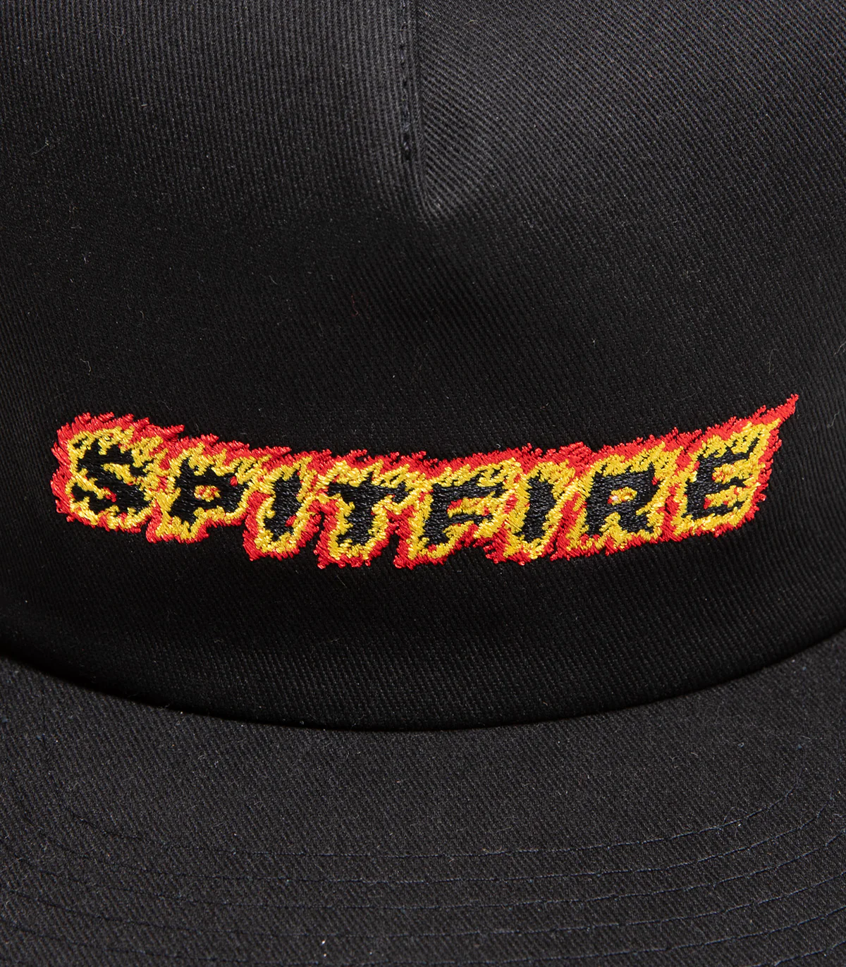 Spitfire Flames Script Snapback Hat - Image 2